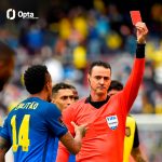 通博娛樂城-快訊-巴西對厄瓜上半場就罰下2人南美世預賽7年來首次