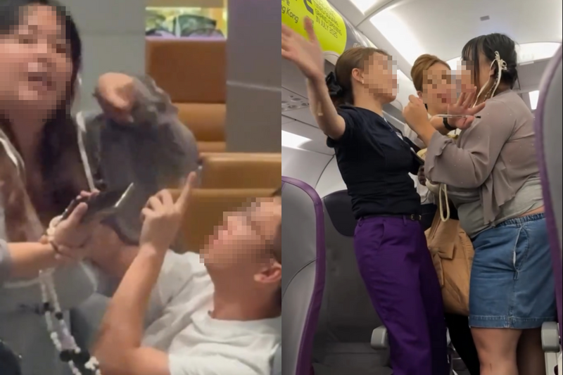 通博娛樂城-國際新聞-太失控！香港情侶「機場上演全武行」推倒空姐！空姐暖心安慰畫面曝光瘋傳！