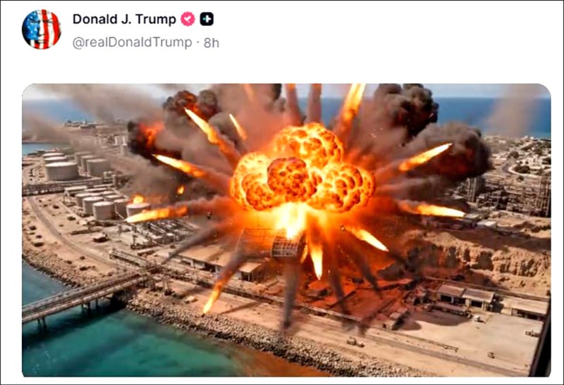 烽火再起！美軍震撼大動作狂轟爆破 伊朗火箭設施瞬間化為廢墟